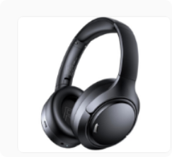 Bluetooth Over-Ear Headphones Active Hybrid Noise Cancellation Stereo Audio