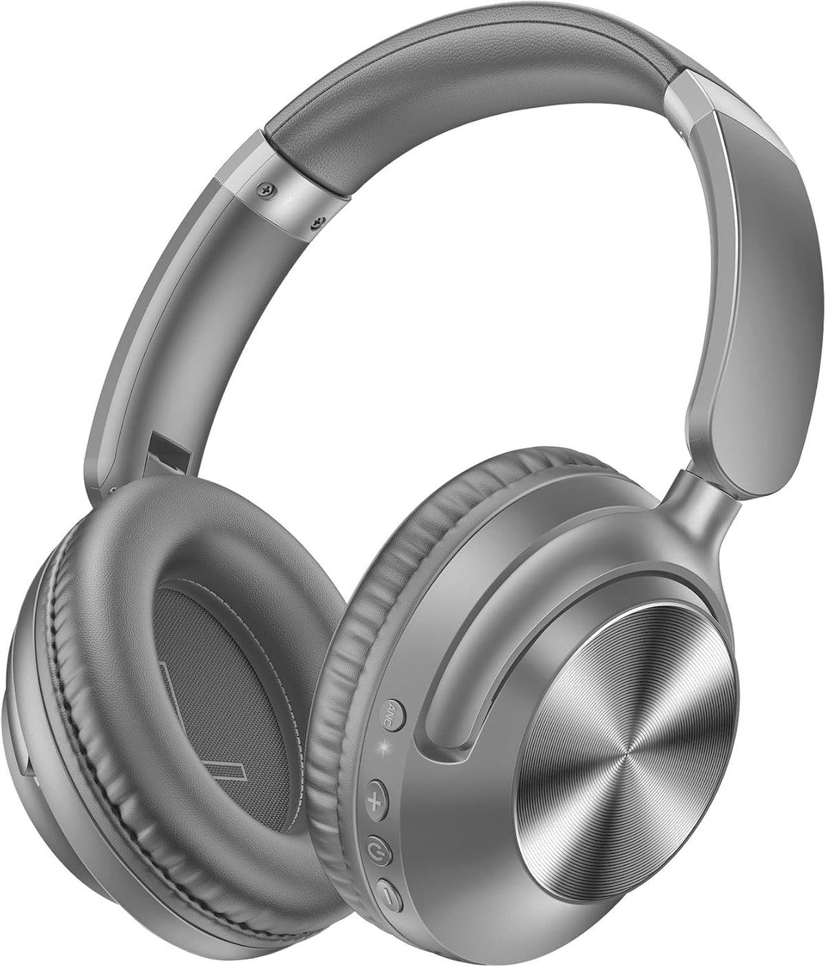 TAGRY H08 Bluetooth Over Ear Headsets Grey for Music and Call Grey
